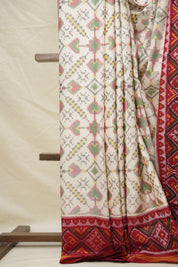 Light Pink Rajkot Patola Silk Saree - SRLPRPSS542