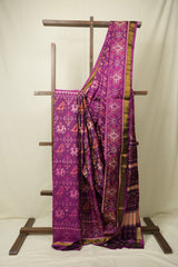 Magenta Rajkot Patola Silk Saree - SRMRPSS635