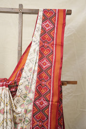 Light Pink Rajkot Patola Silk Saree - SRLPRPSS542
