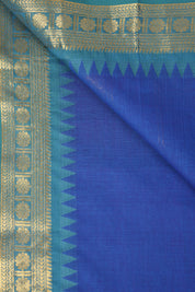 Blue Kanchi Cotton Saree - SRBKCS964