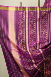 Magenta Rajkot Patola Silk Saree - SRMRPSS635
