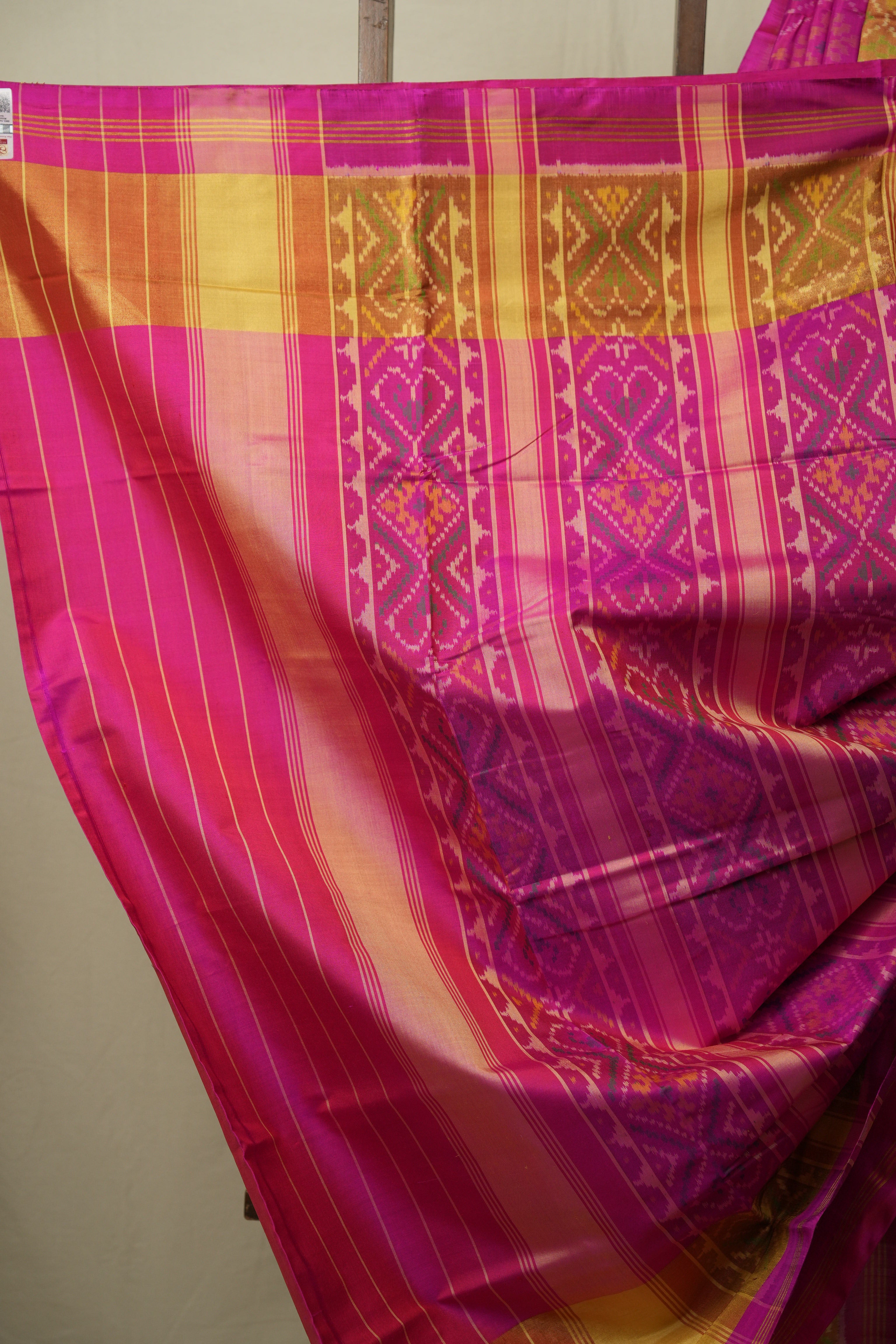 Pink Rajkot Patola Silk Saree - SRPRPSS628