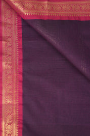 Purple Kanchi Cotton Saree - SRPKCS963