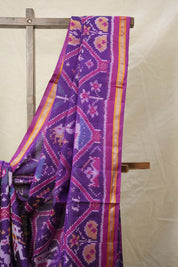 Purple-Pink Rajkot Patola Silk Saree - SRPPRPSS544