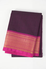 Plum Kanchi Cotton Saree - SRPKCS962