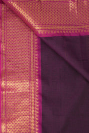 Plum Kanchi Cotton Saree - SRPKCS962