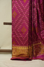 Pink Rajkot Patola Silk Saree - SRPRPSS630