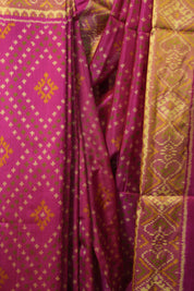Pink Rajkot Patola Silk Saree - SRPRPSS630