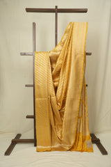 Yellow Banarasi Silk Saree - SRYBSS927