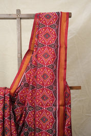 Red Green Patan Patola Silk Saree - SRRGPPSS545