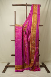 Rani Pink Rajkot Patola Silk Saree - SRRPRPSS622
