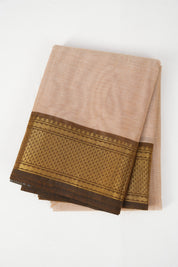 Beige Kanchi Cotton Saree - SRBKCS960