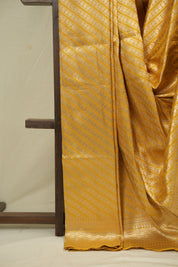 Yellow Banarasi Silk Saree - SRYBSS927