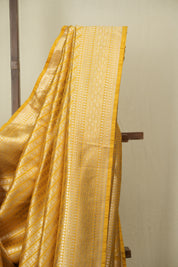 Yellow Banarasi Silk Saree - SRYBSS927