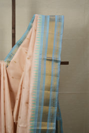 Pastel Peach Gadwal Silk Saree - SRPPGSS572