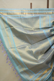 Pastel Peach Gadwal Silk Saree - SRPPGSS572