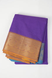 Violet Kanchi Cotton Saree - SRVKCS974