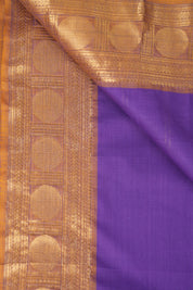 Violet Kanchi Cotton Saree - SRVKCS974