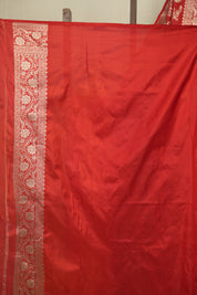 Red Banarasi Silk Saree - SRRBSS934