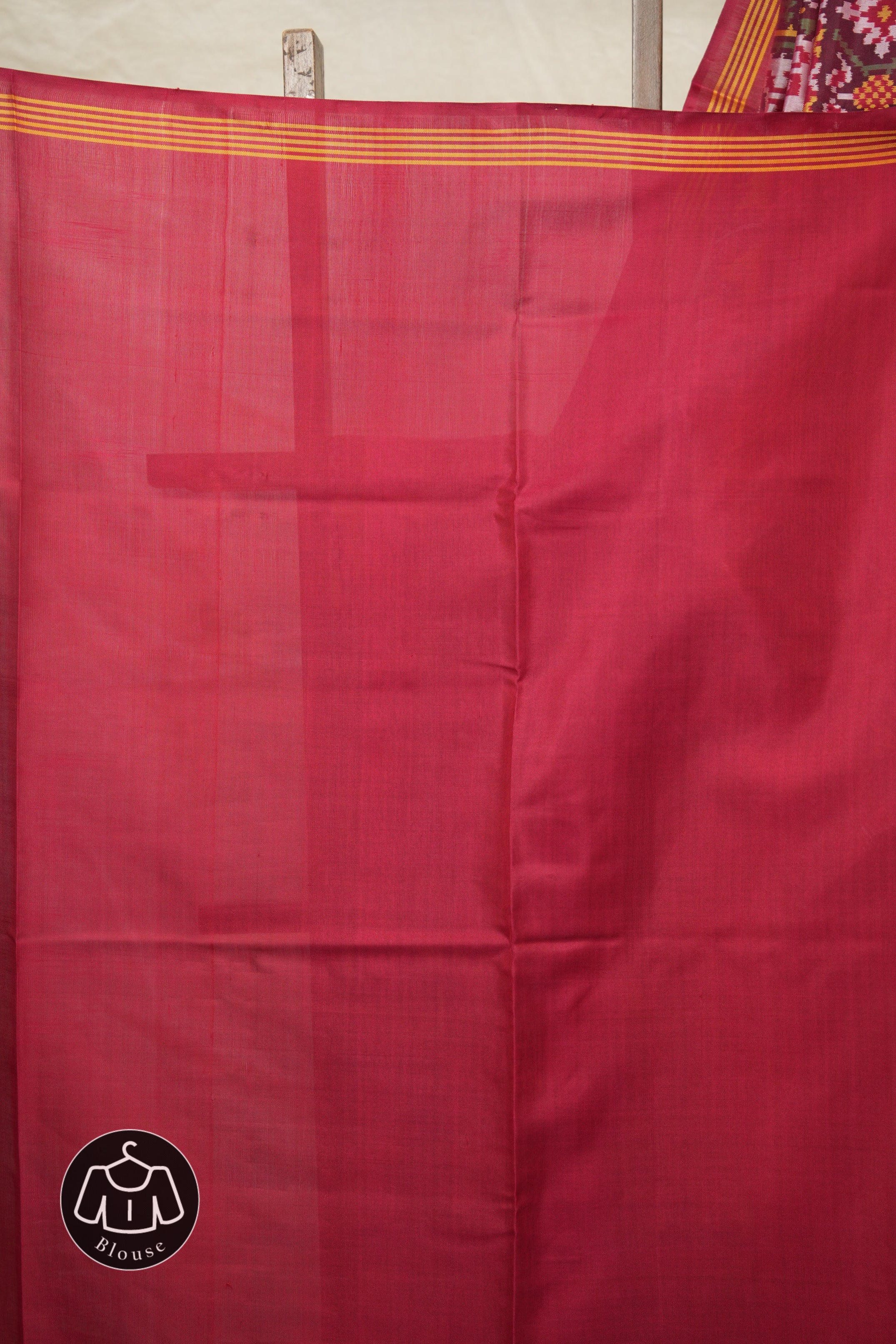Maroon-Yellow Rajkot Patola Silk Saree - SRMYRPSS541