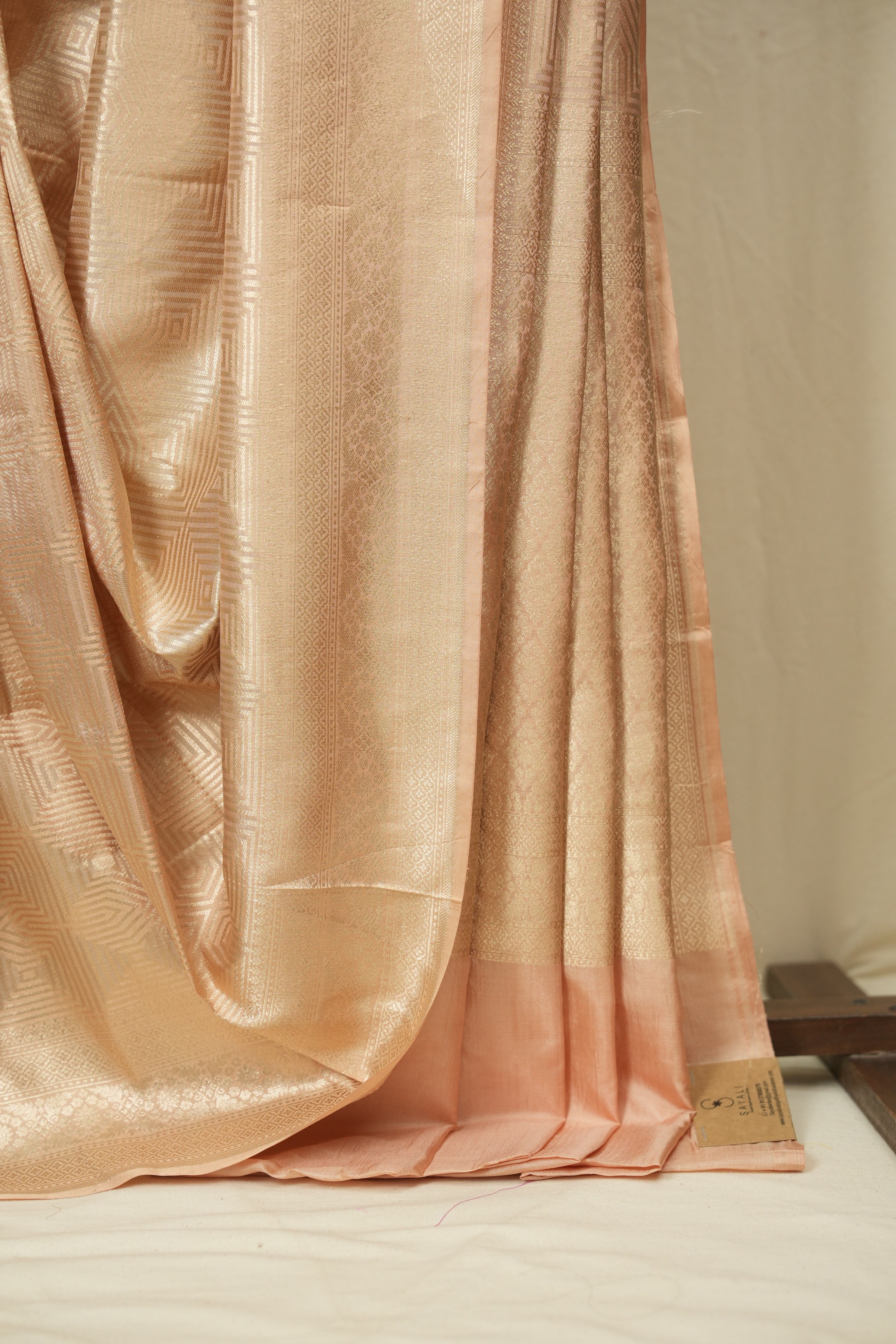 Cream Banarasi Silk Saree - SRCBSS932