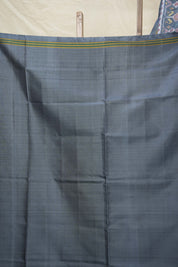 Metallic Grey  Rajkot Patola Silk Saree - SRMGRPSS538