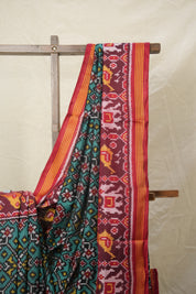 Green-Red Patan Patola Silk Saree - SRGRPPSS537