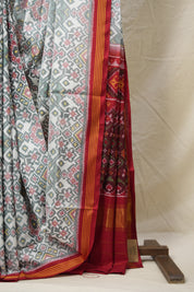 Multicolour Patan Patola Silk Saree - SRMPPSS536