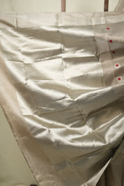 Sand Brown Chanderi Silk Saree - SRSBCSS533