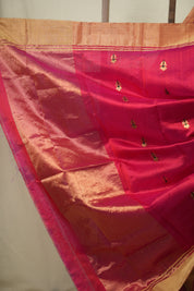 Pink Chanderi Silk Saree - SRPCSS541