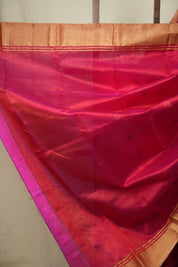 Pink Chanderi Silk Saree - SRPCSS541