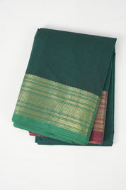 Green Kanchi Cotton Saree - SRGKCS987