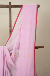 Pink Bengal Mul Cotton Saree - SRPBMCS013
