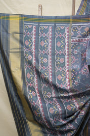 Grey Patan Patola Silk Saree - SRGPPSS535