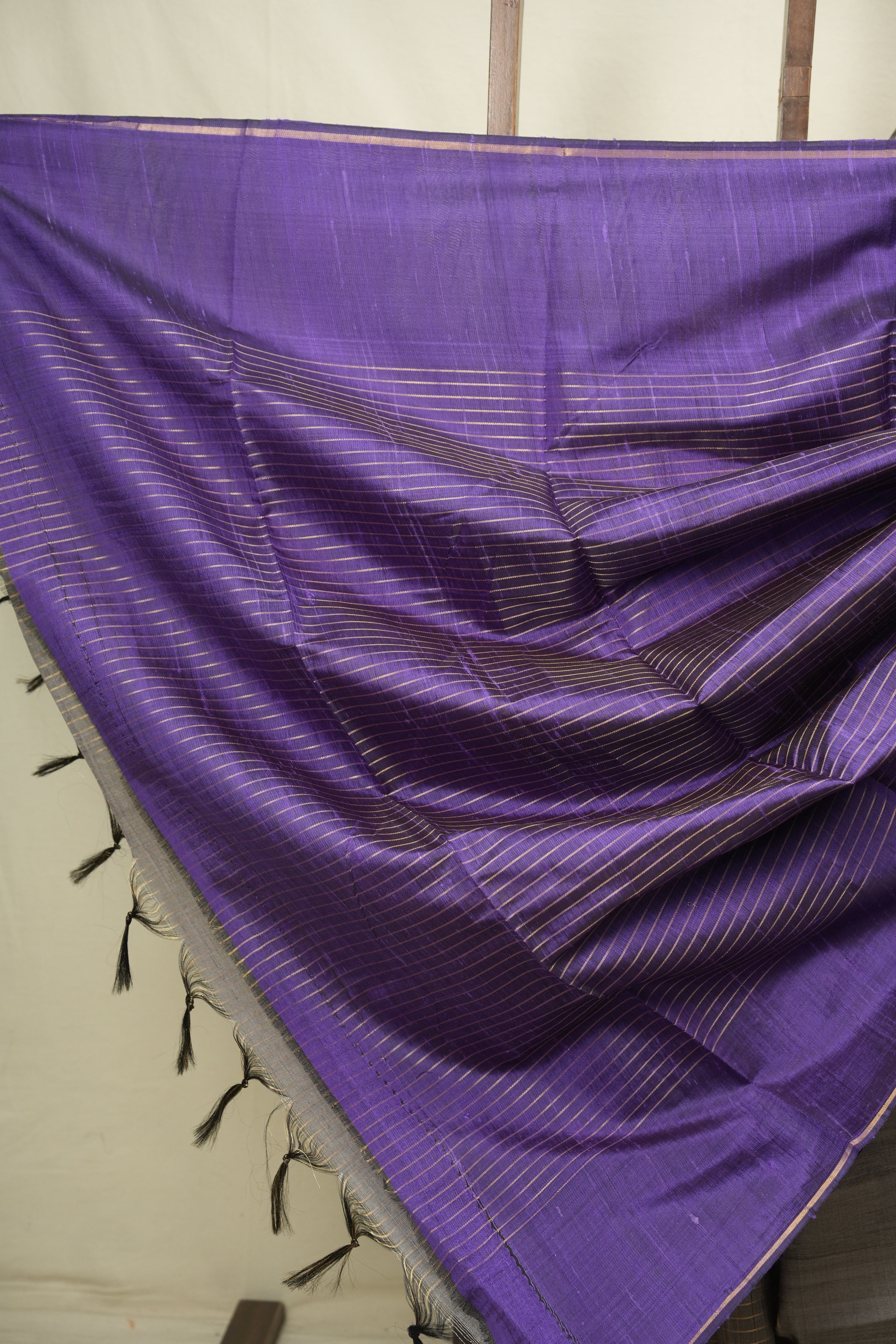 Grey Raw Silk Saree - SRGRSS1152