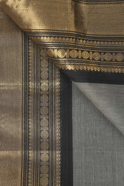 Grey Kanchi Cotton Saree - SRGKCS989