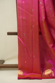 Dual Tone Pink Chanderi Silk Saree - SRDTPCSS543