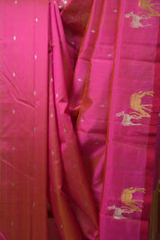 Dual Tone Pink Chanderi Silk Saree - SRDTPCSS543