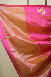 Dual Tone Pink Chanderi Silk Saree - SRDTPCSS543