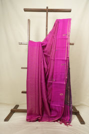 Pink Raw Silk Saree - SRPRSS1157