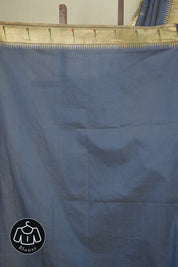 Grey Cotton Paithani Saree - SRGCPS759