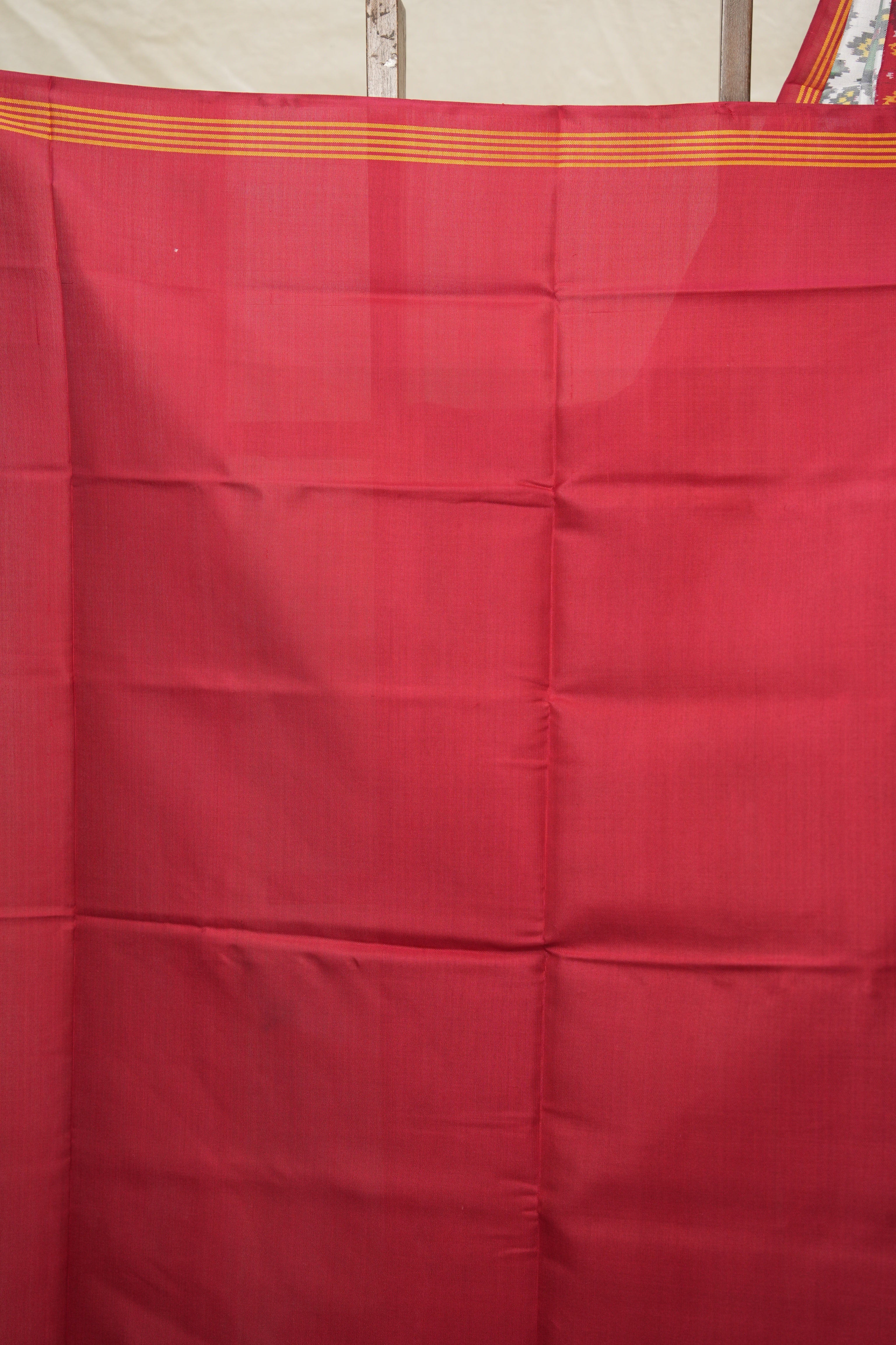 White Red Rajkot Patola Silk Saree - SRWRRPSS530