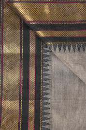 Grey Kanchi Cotton Saree - SRGKCS979