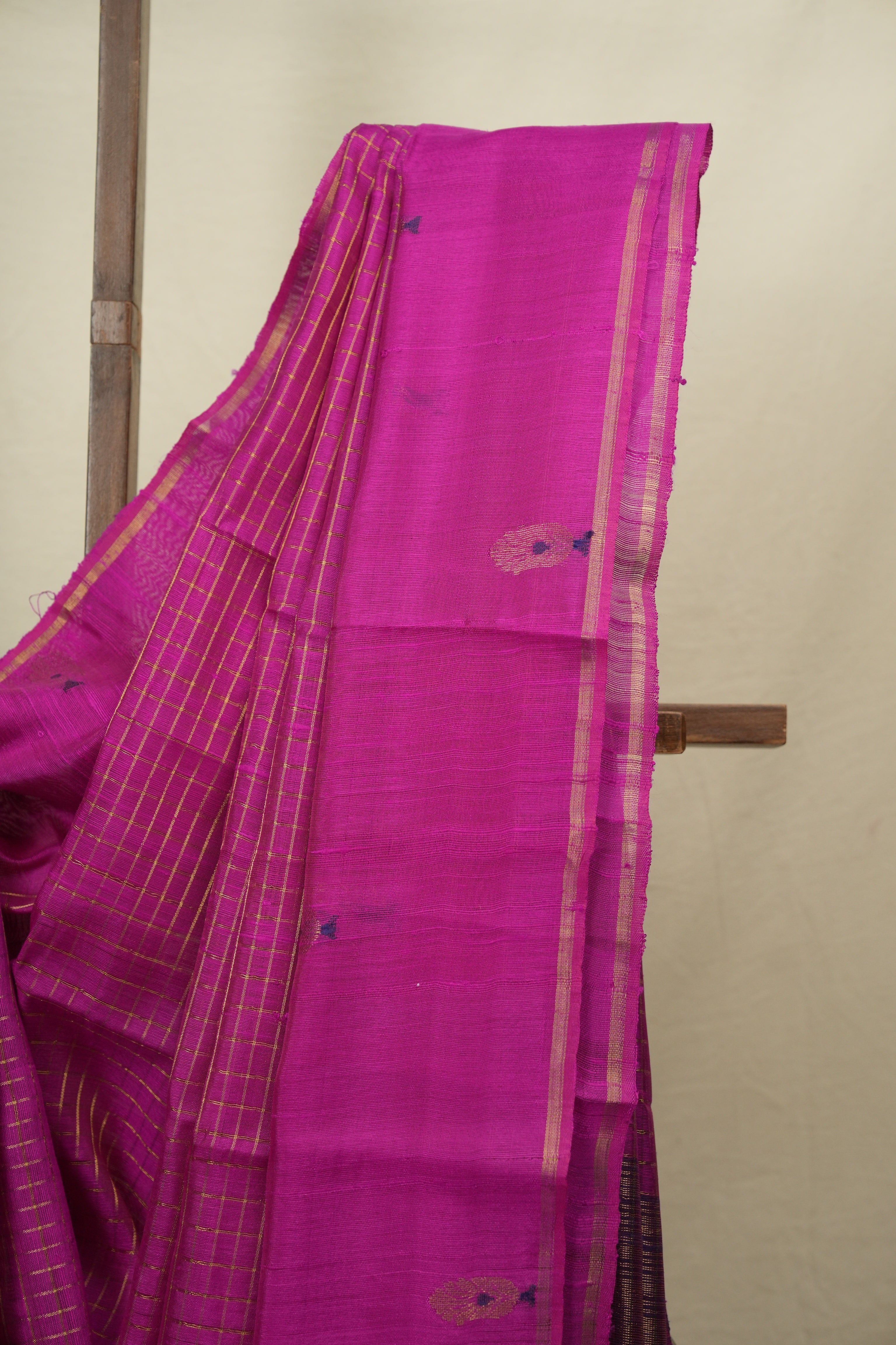 Pink Raw Silk Saree - SRPRSS1157