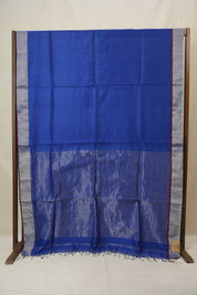 Blue Maheshwari Saree - SRBMS1008