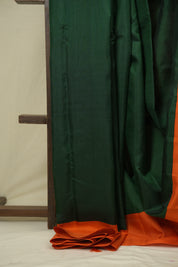 Dark Green Kanjivaram Silk Saree - SRDGKSS1075
