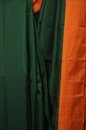 Dark Green Kanjivaram Silk Saree - SRDGKSS1075