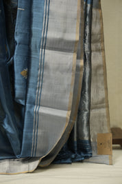 Teal Chanderi Silk Saree - SRTCSS539
