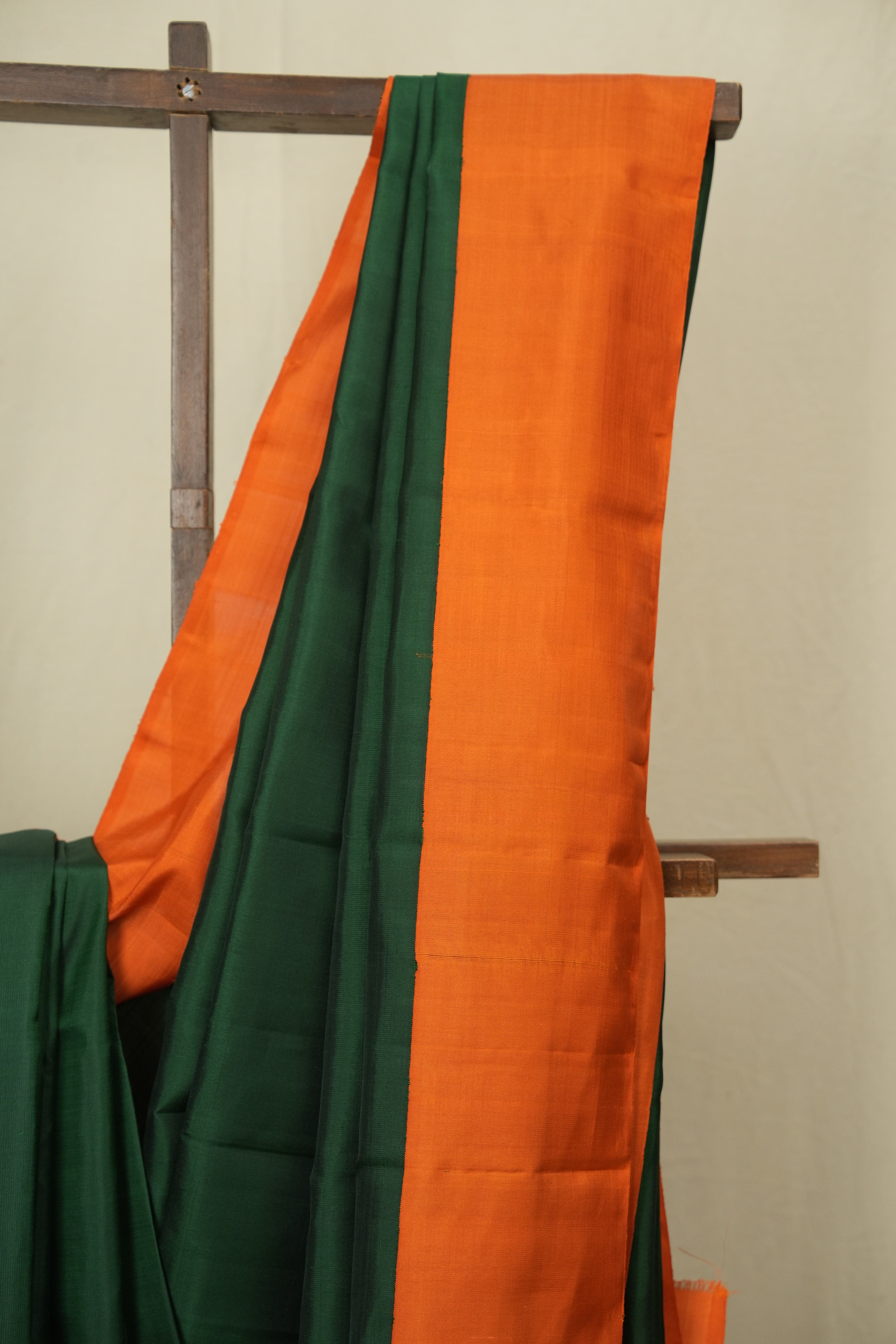 Dark Green Kanjivaram Silk Saree - SRDGKSS1075