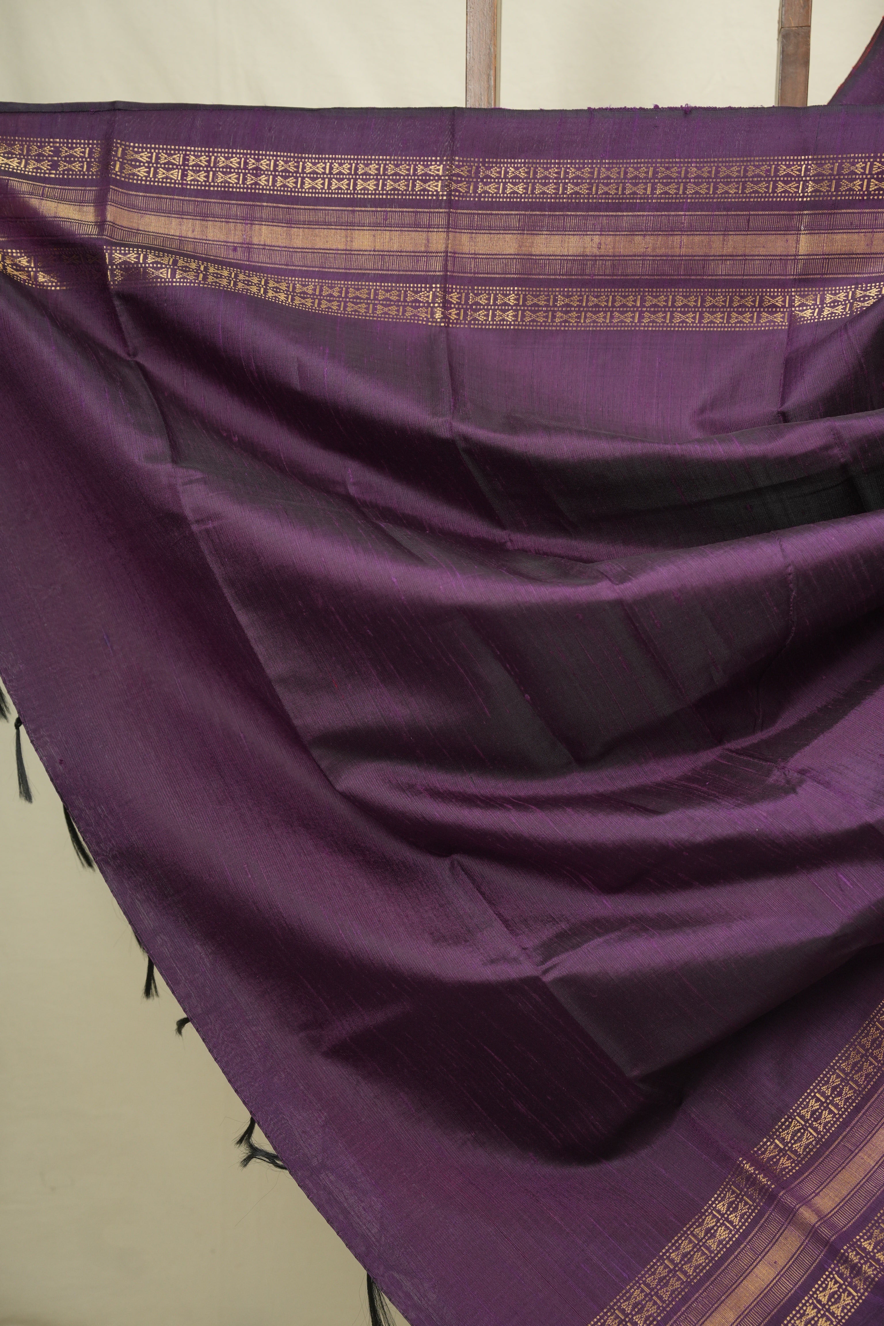 Maroon Raw Silk Saree - SRMRSS1134